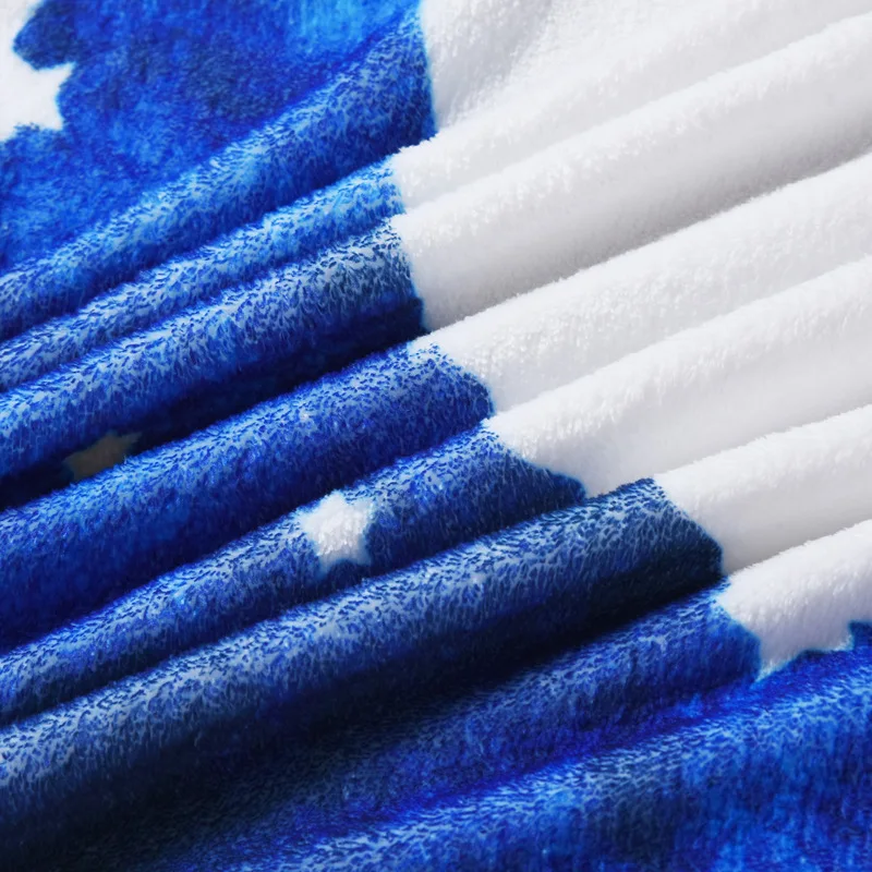 Новые 100 Мягкие флисовые одеяла из полиэстера