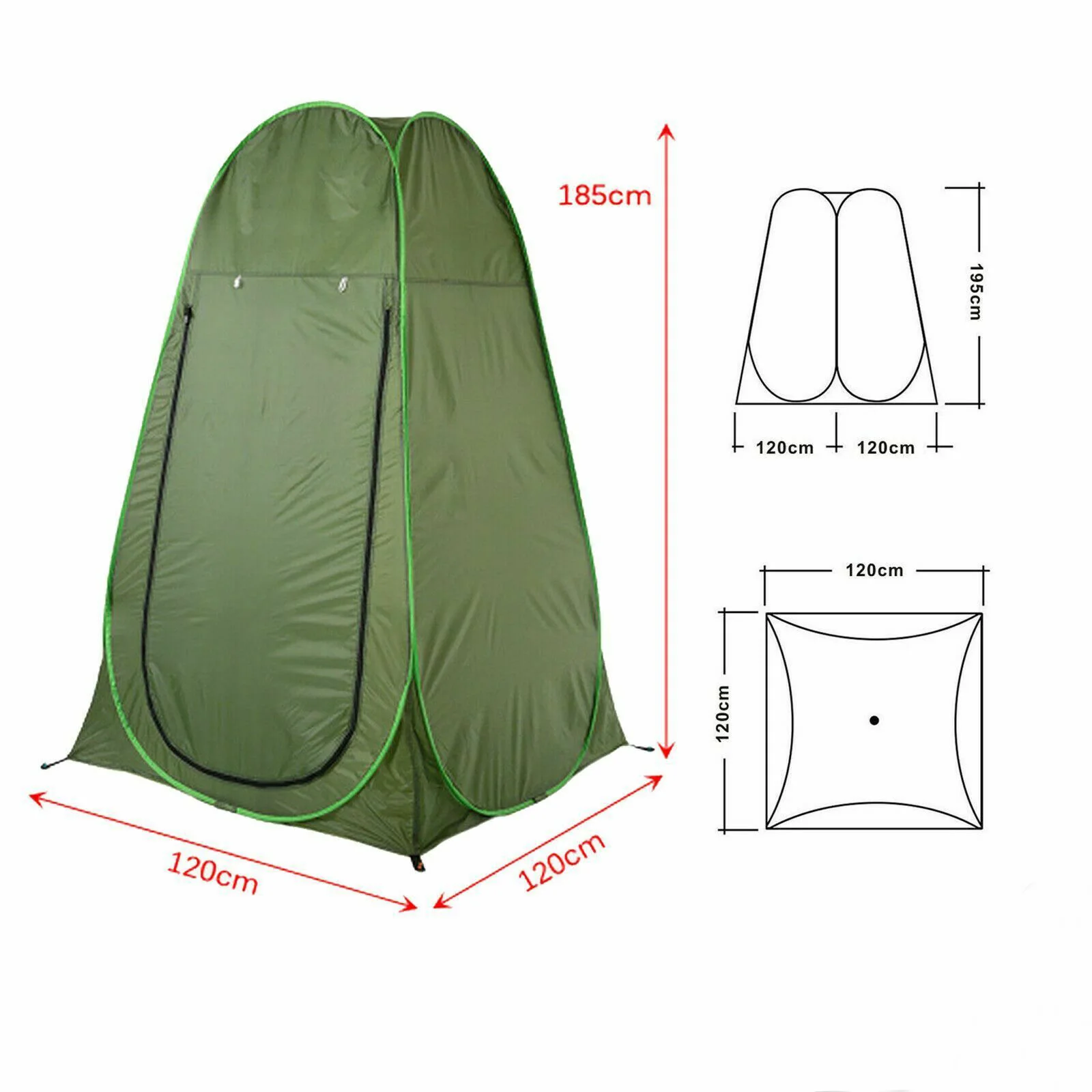 Portable Outdoor Pop Up Privacy Tent Camping Shower Toilet Changing Room Hiking