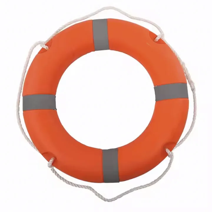 High Quality 2.5kg & 4.3kg HDPE Plastic Float Life Buoy Ring Manufacture Water Rescue Safety Foam Material
