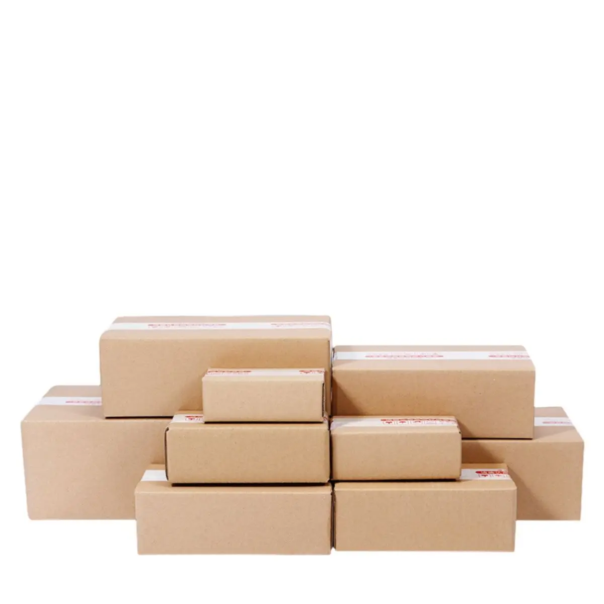 Custom Print Logo Strong Cardboard Board Boxes Various Sizes Packing Removal Storage Folding Cartons Moving Paper Mailer Boxes