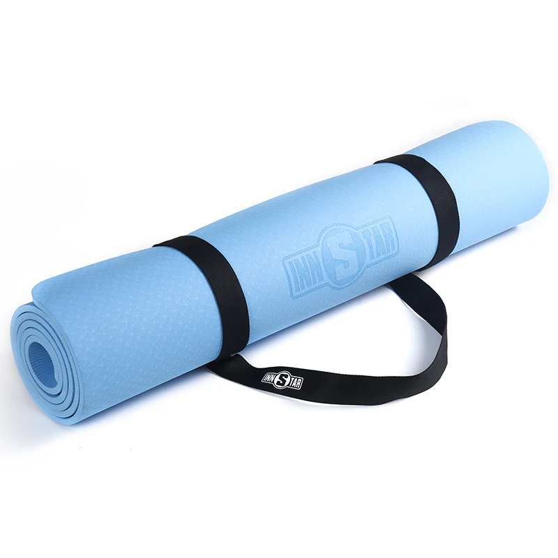 Home Exercise Gym Workout Sports Non Slip Custom Eco Friendly Fitness Yoga Mat, TPE Yoga Mat