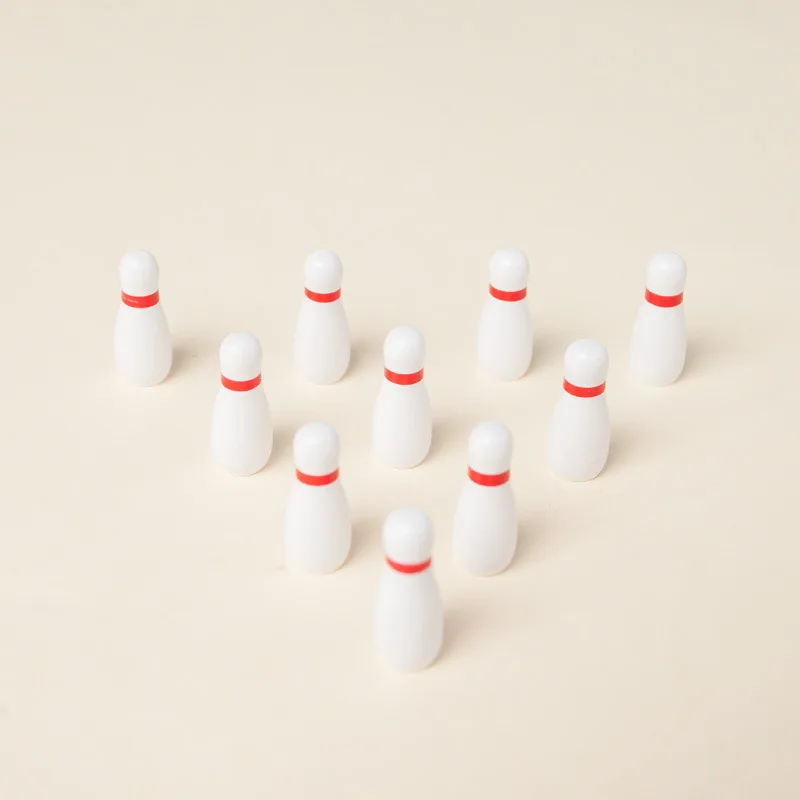 Hot Selling Funny Portable Mini Wooden Bowling Ball Game Toys New Released Kids Hands-on Skills Training Wooden Toys