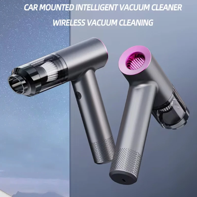 Car Mounted Vacuum Cleaner Brushless Motor Handheld High Power Dust Blower Inflation and Pumping