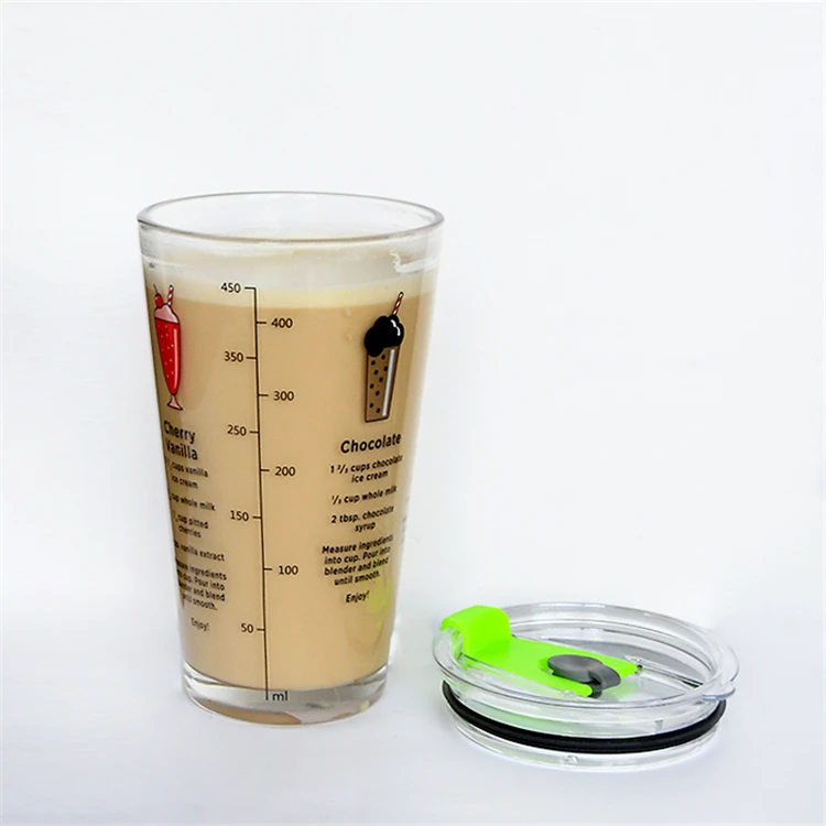 Wholesale Heat-resistant Clear Reusable Coffee Cup Glass Mug with Lid