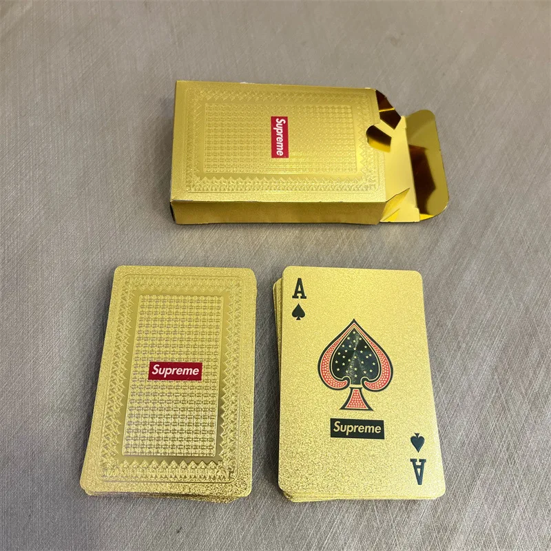 Wholesale Trendy Alphabet Waterproof Poker Cards Thickened Reusable & Washable Plastic Printed with Custom Logo Party Landlord