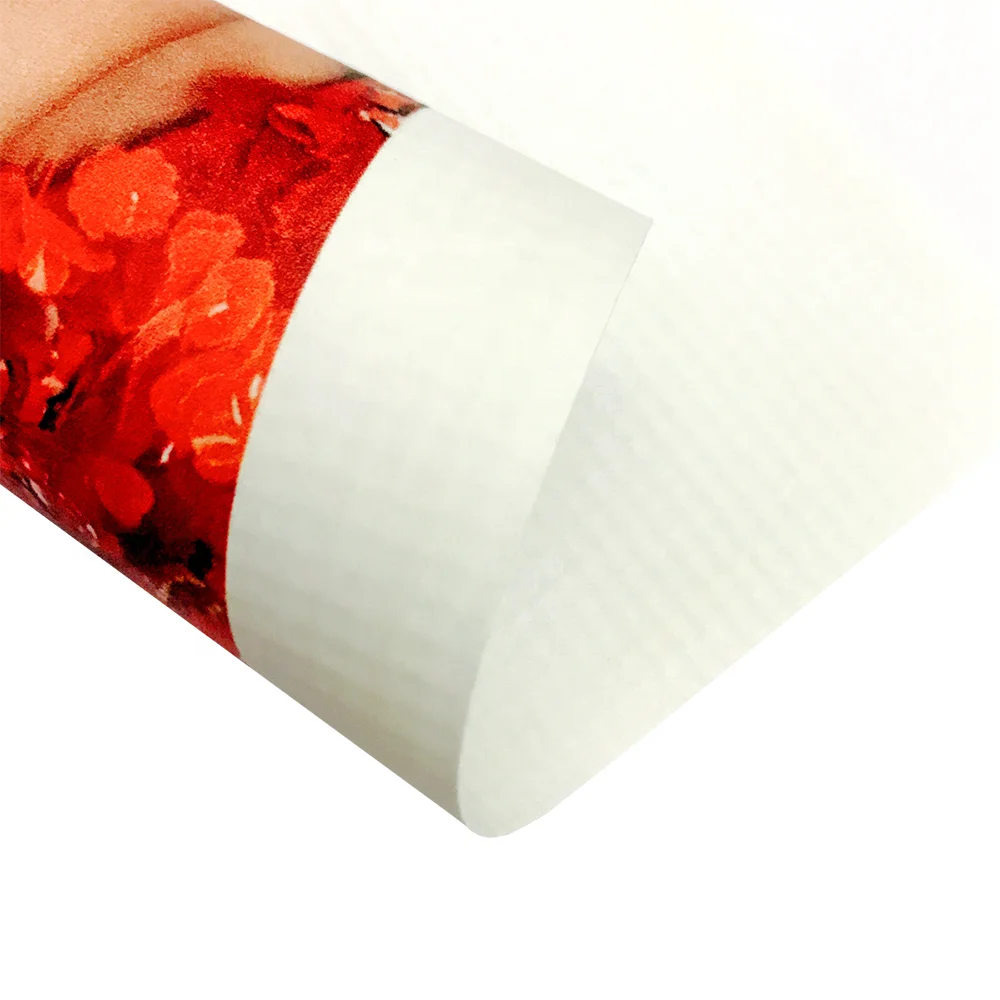 15oz 510gsm UV Printing Grey Black Back Flex Banner in Roll With  UV resistant