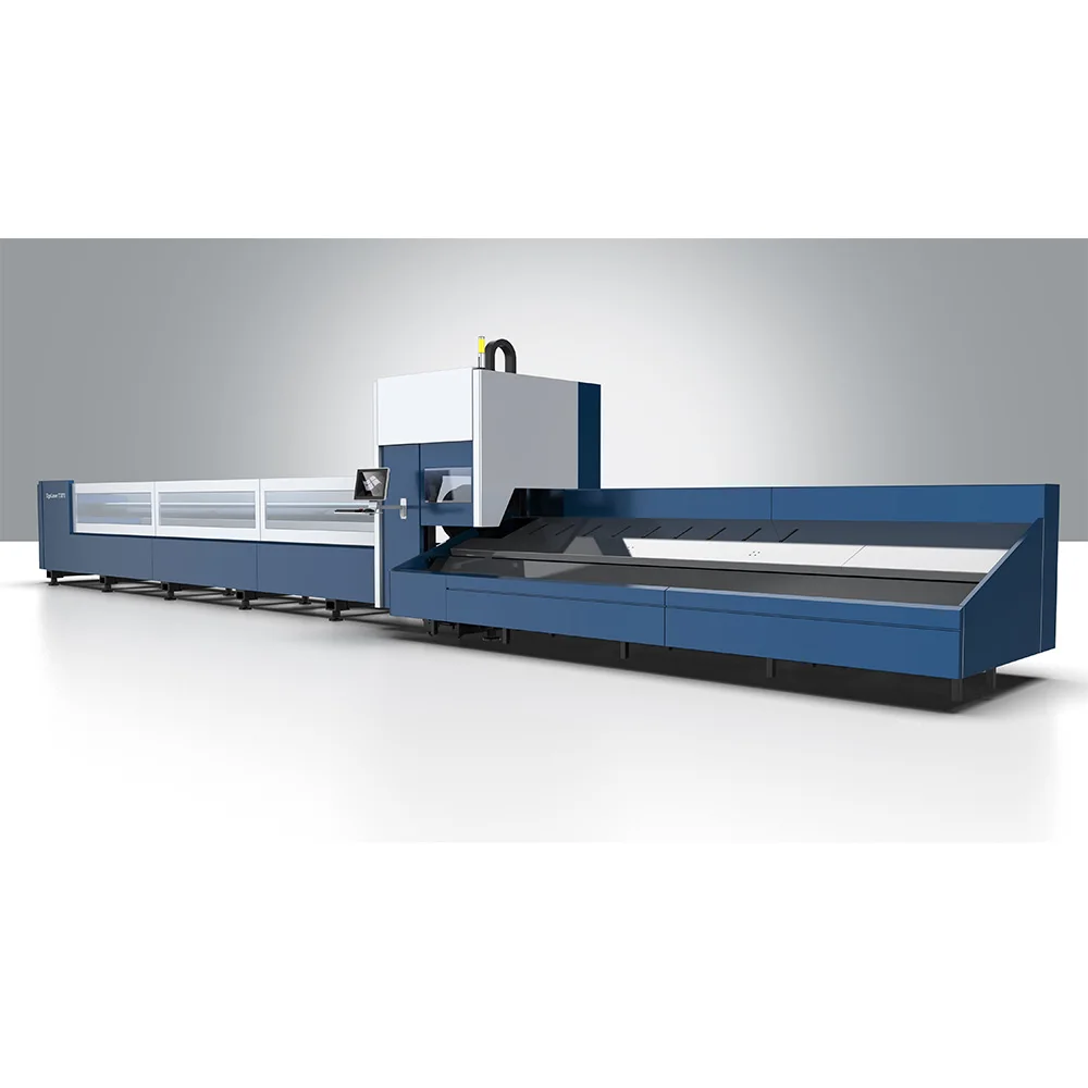  Promotional metal tube fiber laser cutting machine steel pipe