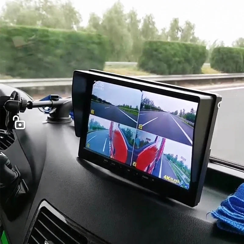 7 Inch LCD Monitor IP69K Bus/Trailer/Truck/Forklift CCD 24V Auto Reversing Camera