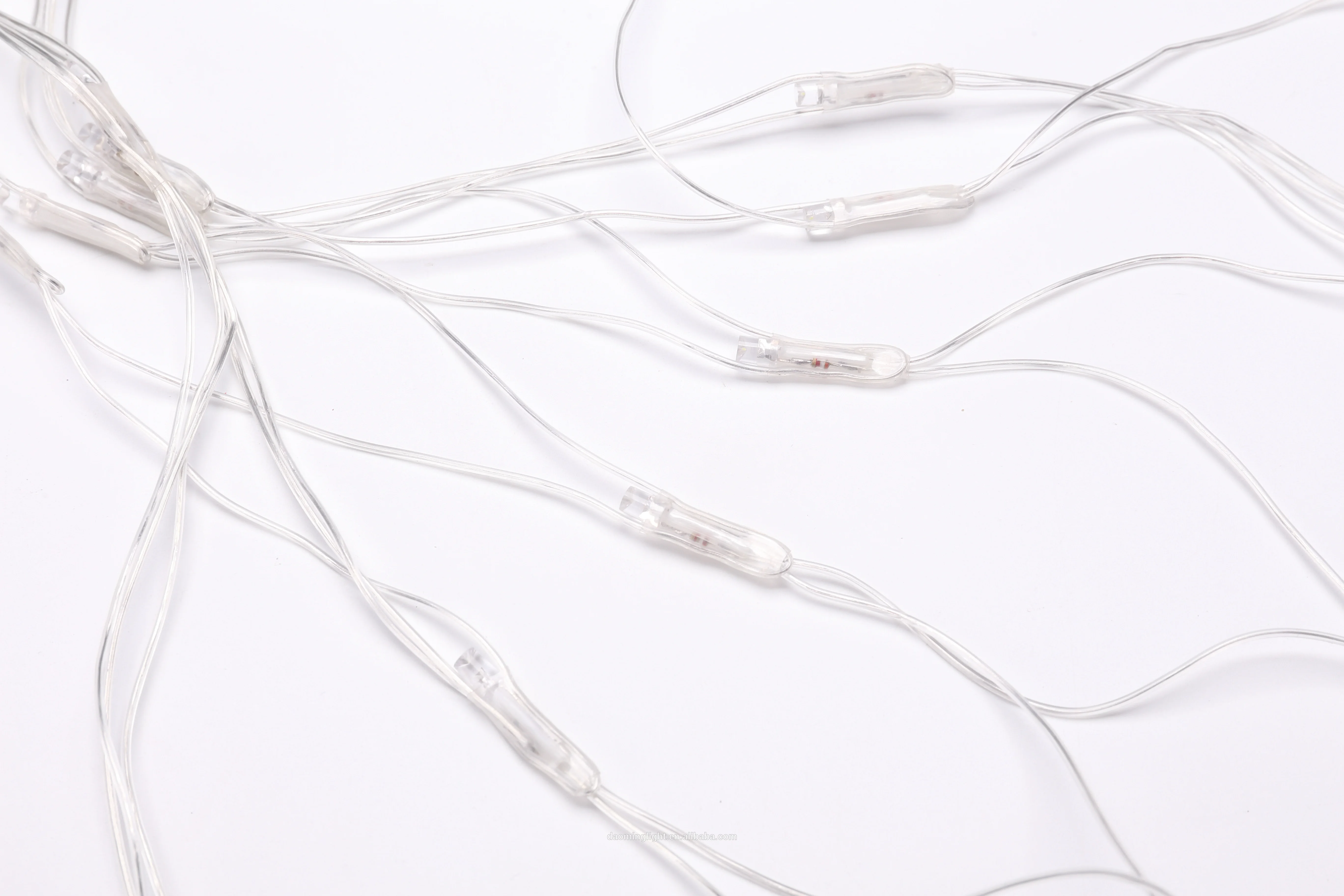 curtain icicle led lights christmas fairy serial net mesh string light outdoor for festival holiday xmas wedding home decoration