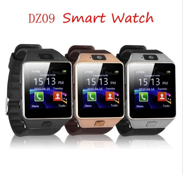 OEM Manufacturing MTK6261 Mobile phone Watch DZ09 SmartWatch wrist smart watch