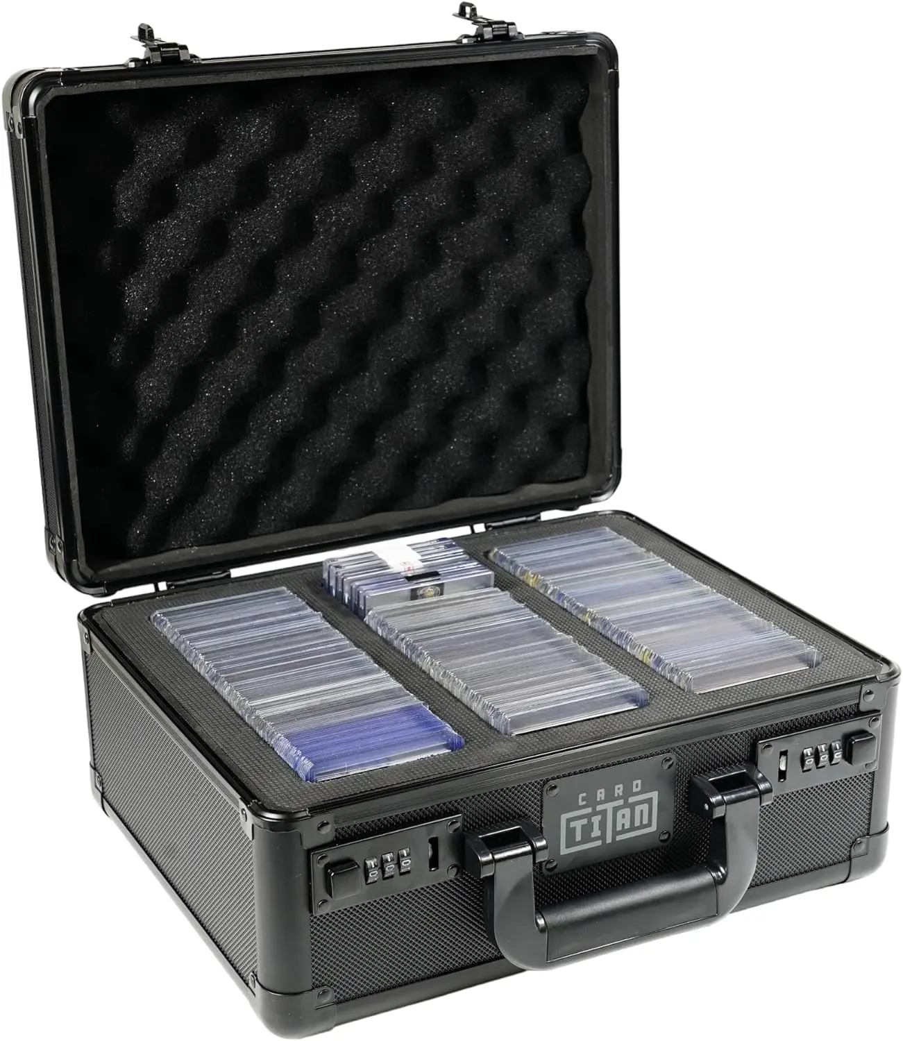 Factory price 3row Graded Card Storage Case Box Premium Trading Card Case for psa Graded Sports Cards Slab Case