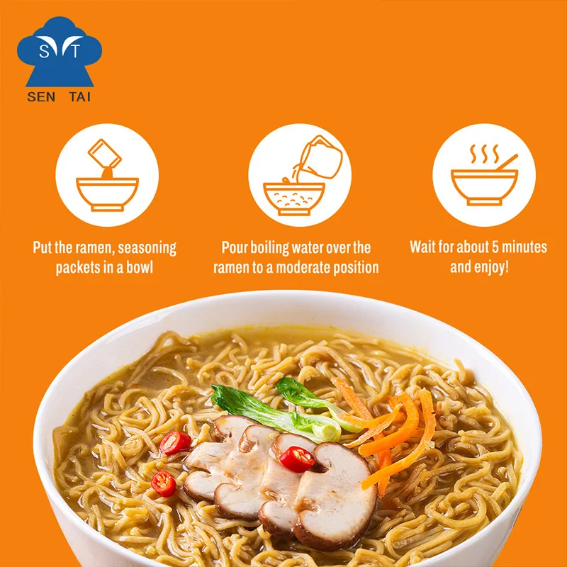 Chicken Flavor High Protein Dry Noodles Fast Food Healthy Diet Ramen Instant High Protein Ramen