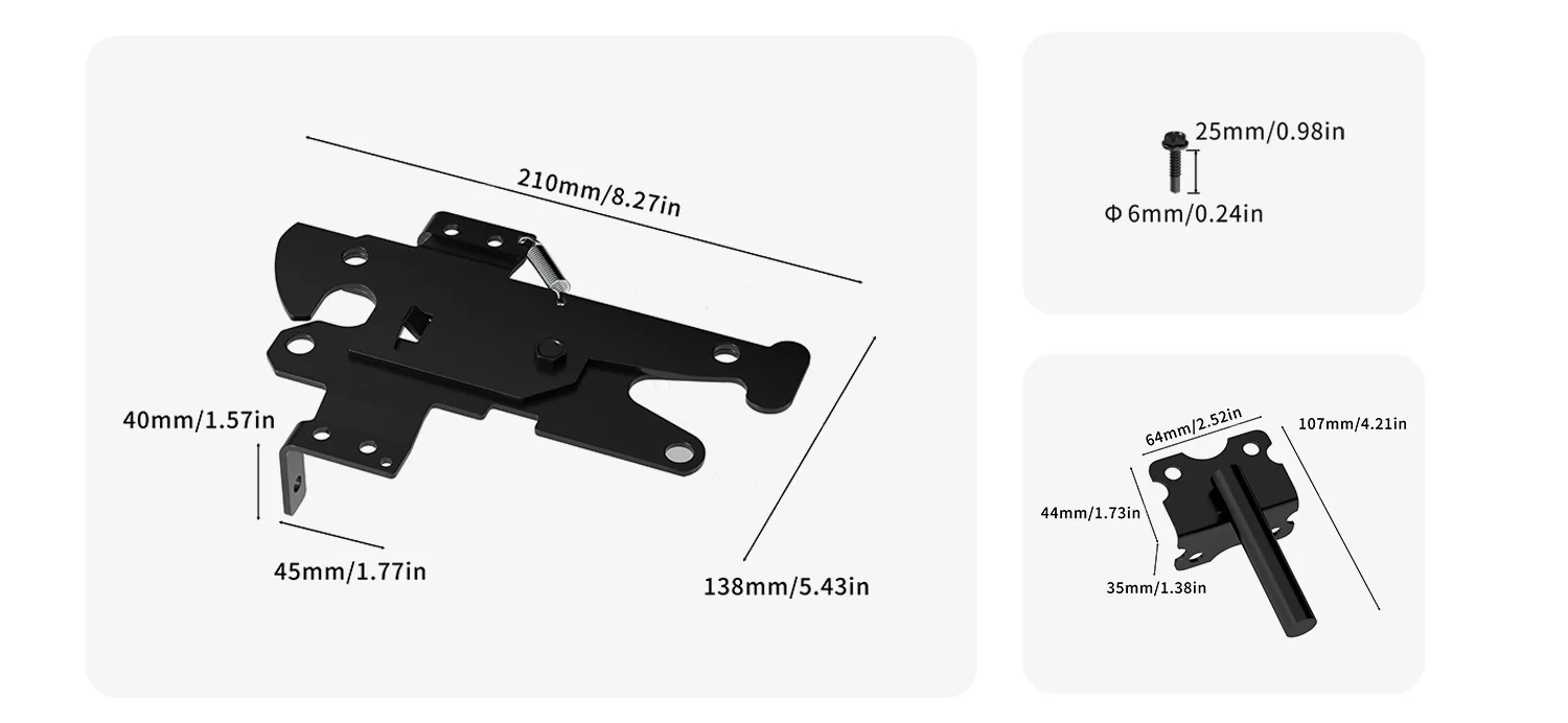Регулируемые дверные петли и защелки из нержавеющей стали для забора на ферме из ПВХ высокого качества