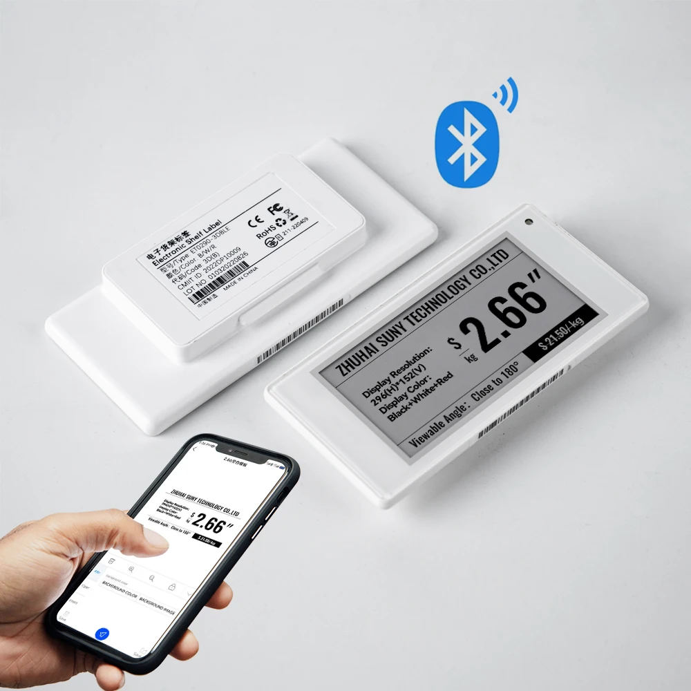 Беспроводной Радиочастотный цифровой дисплей Eink для супермаркета, Электронная этикетка для магазина, цифровой ценник