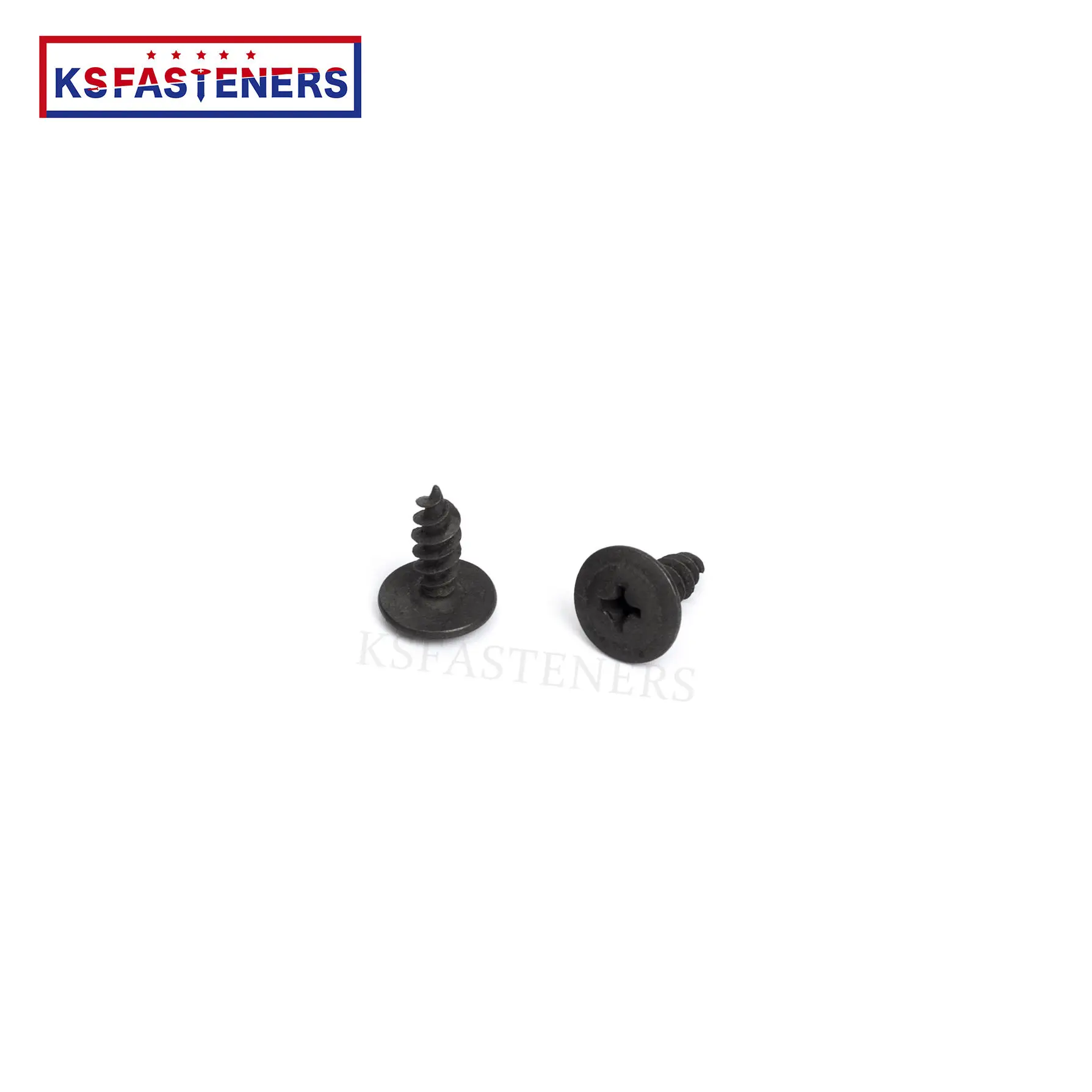 Black Phosplated Stainless steel 2mm imperial button head self tapping screws