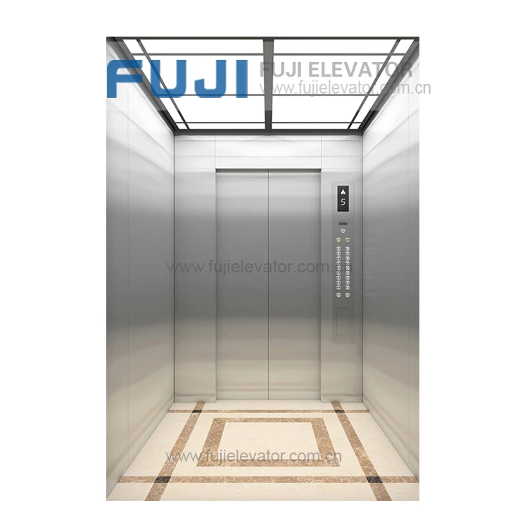 FUJI 1000kg 13 Person Capacity Passenger Lift China Lifts Elevator Stainless Steel Cabin Elevator Lift Passenger