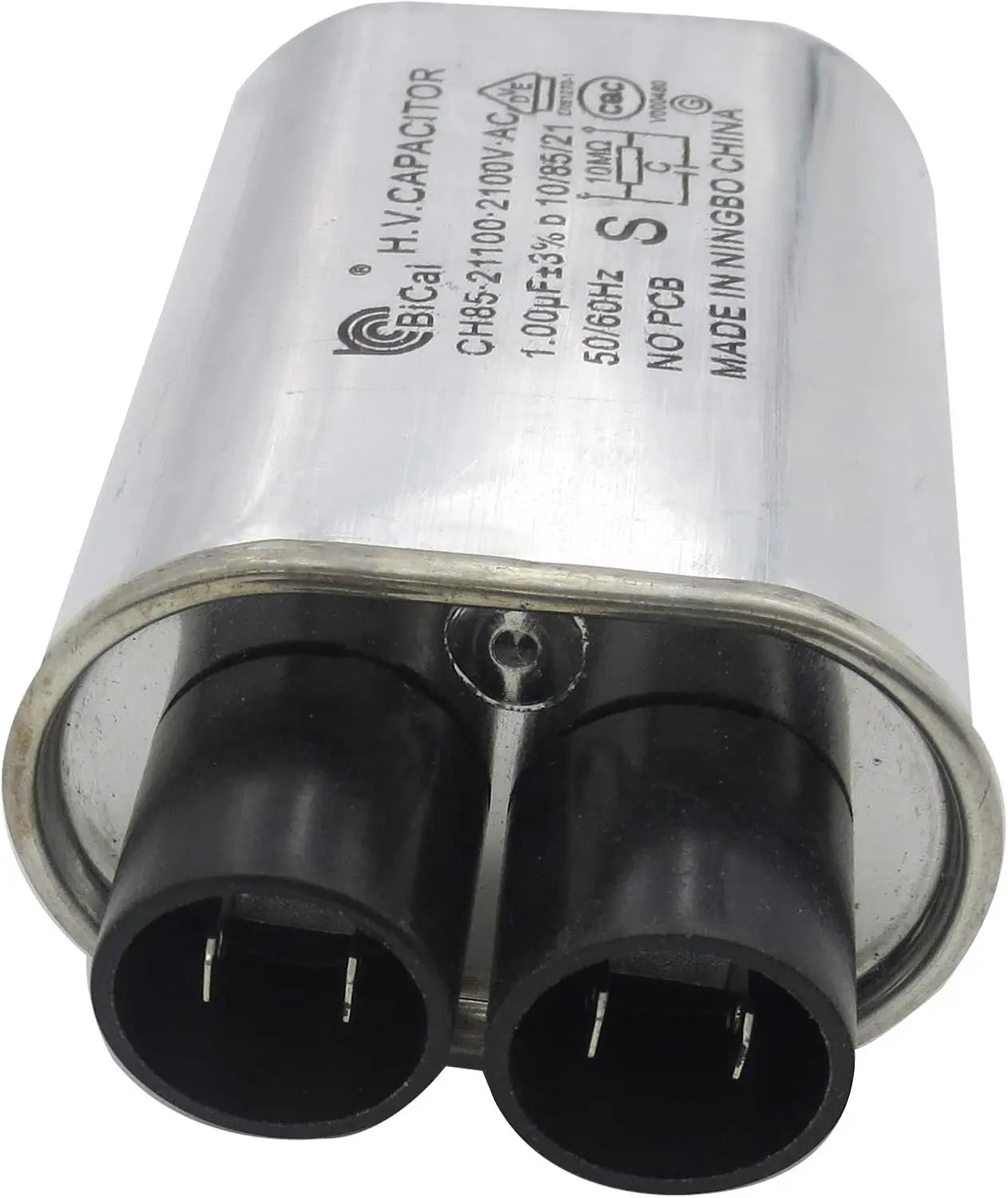 CQC Универсальный бытовой микроволновый высоковольтный конденсатор 1 00 uf ch85 21100 2100 В AC H.V. Конденсатор 10/85/21 50/60 Гц без печатной платы