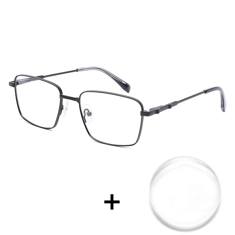 8285 Индивидуальные медицинские Линзы для очков с одинарным зрением, металлические оптические очки 0-600, Рецептурные очки для близорукости