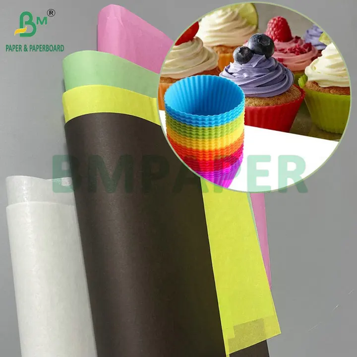 OBA Free White Or Brown Color Cup Cake Paper 35grs 40grs For Capsules