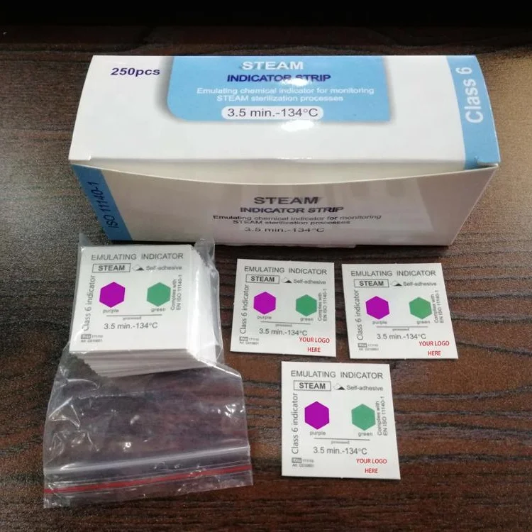 ISO 11140--1 Sterilization indicator strip for STEAM /EO/FORM/PLASMA