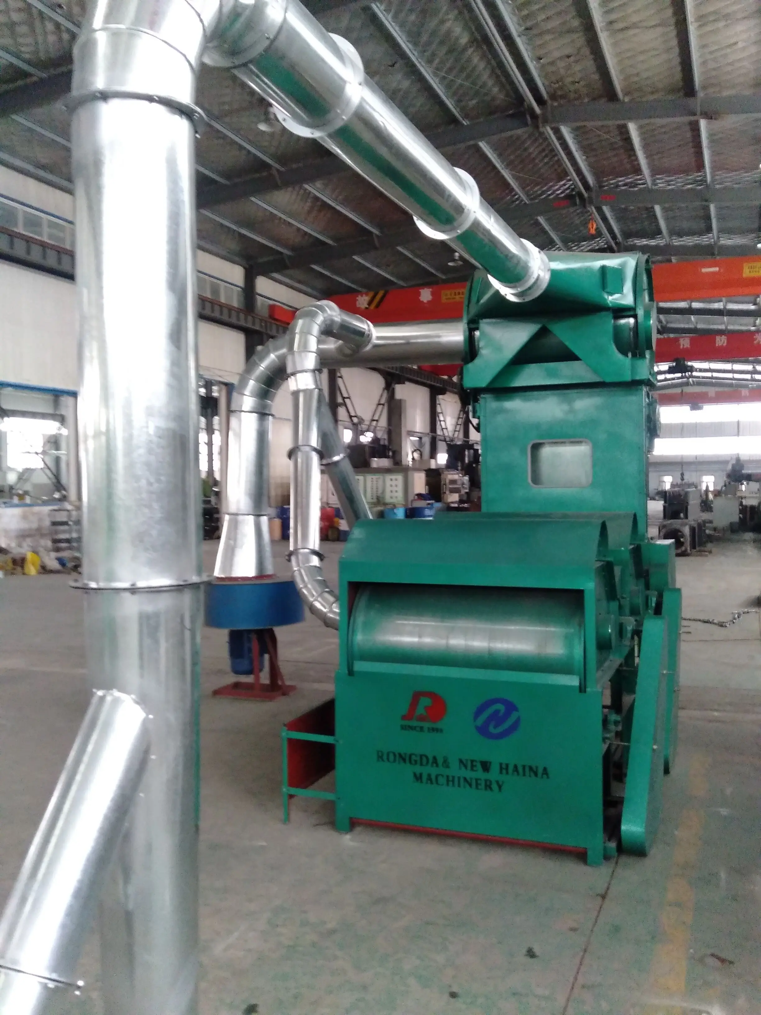 Waste cotton cleaning machine will be with dross fall cotton clean cotton gin air recovery machine