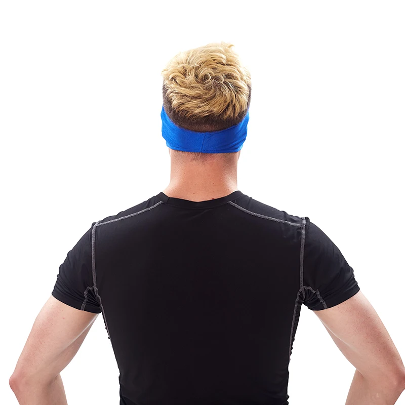 Absorbent new products china custom wide headbands sweatband for men sport ear warmers headband