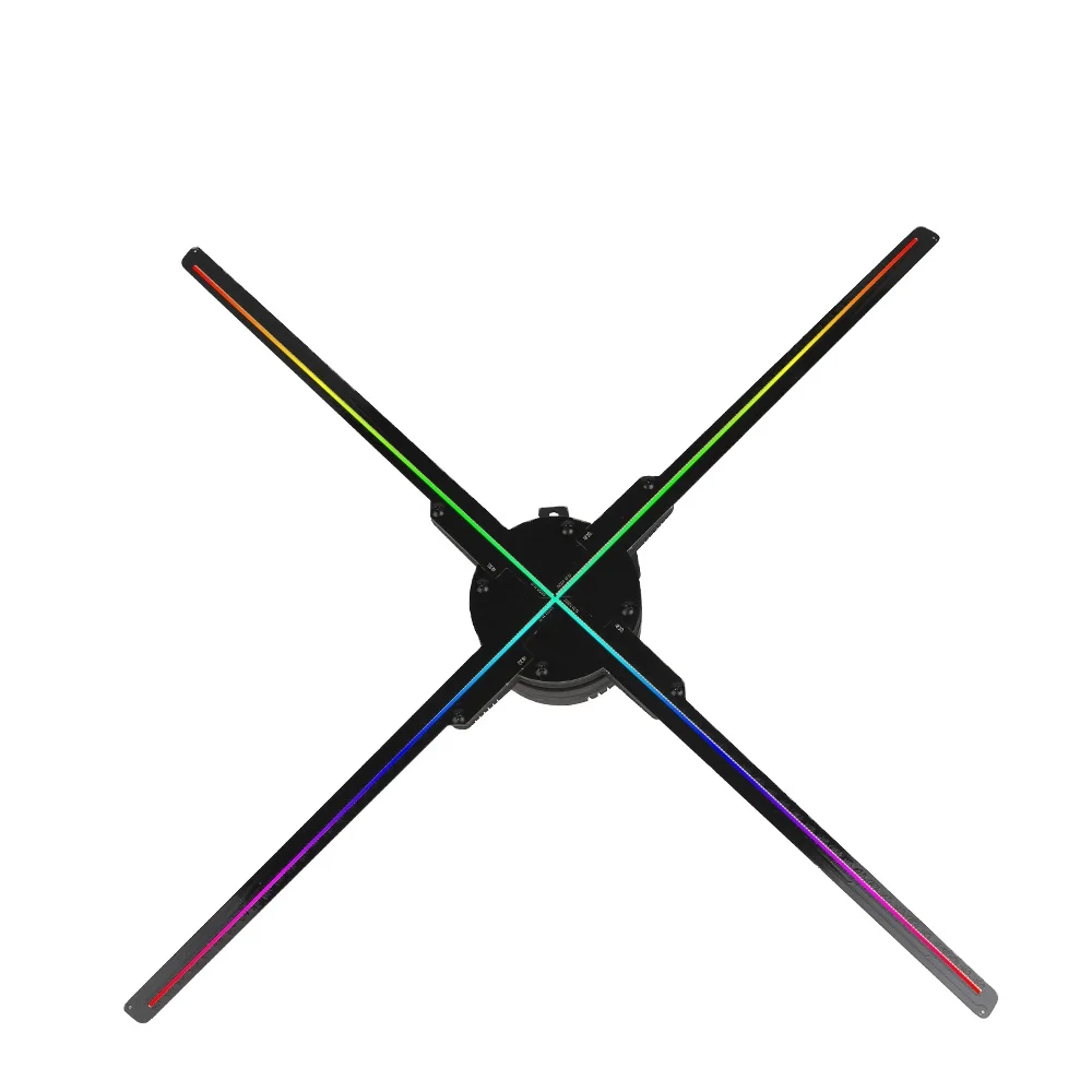 Hot selling Synced Hologram Fan Movable 3D Fan Advertising 3D Projector Hologram 3D Holographic Display for advertising