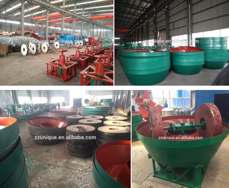 Sudan Popular Gold Processing Wet Pan Mill Gold Pan Mills