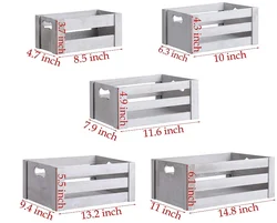 Modern new design wooden multifunctional storage boxes toy storage box desktop storage box