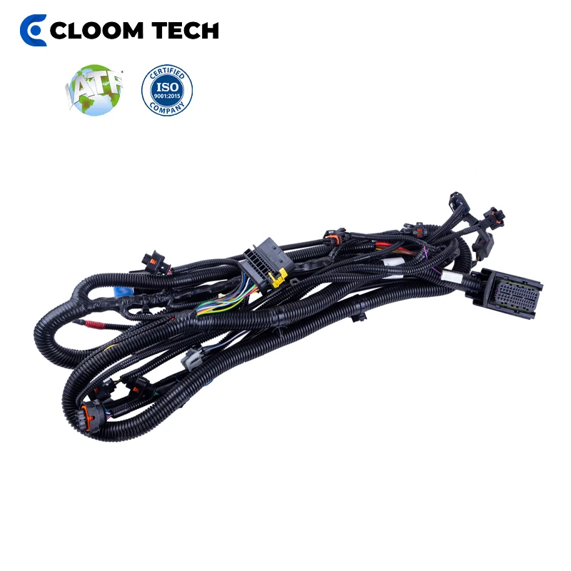 OEM Auto Electrical Cable Harness Custom Multi-Core  Cable Harness with Copper Conductor PVC Rubber Nylon Insulation Cars