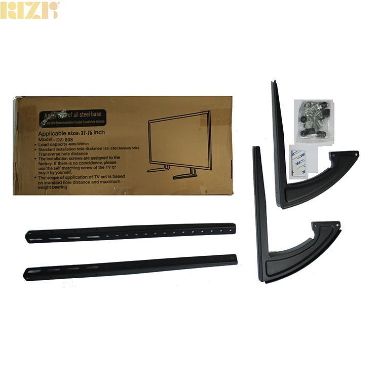 Подставка под телевизор для домашней мебели, Настольная стойка, кронштейн для телевизора, настенное крепление для экрана размером 32-70 дюймов, до 110 фунтов