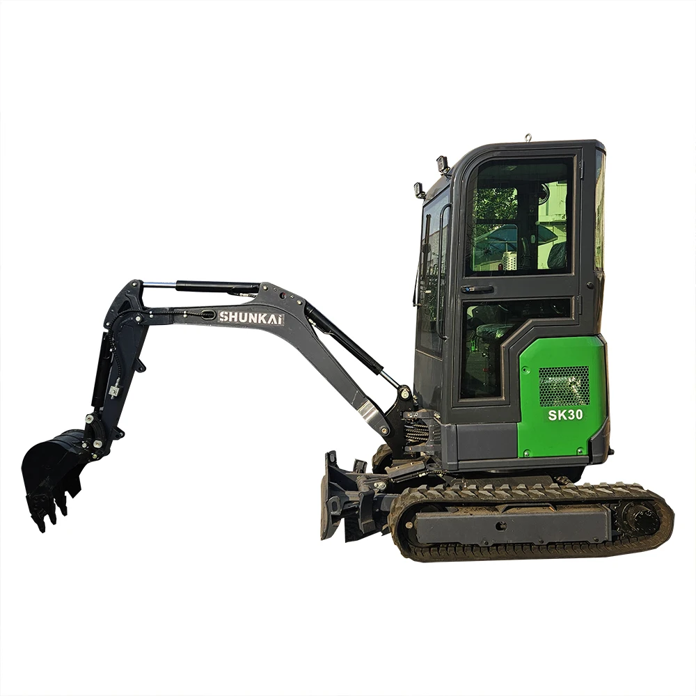 EPA/euro CE Mini excavator 1 Ton 1.2 Ton 1.7 Ton mini excavator digger multi functional 2024 Shunkai group