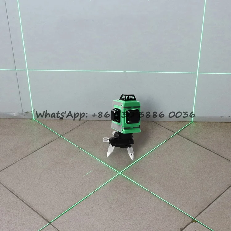 Factory Price New Type 12 Lines Green Self-leveling 360 Degree Horizontal&Vertical Cross Line Green Laser Beam 3D Laser Level