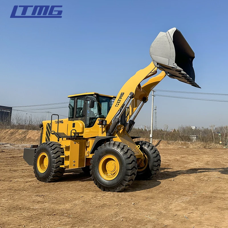 Liftsun machinery LT955 construction machinery bucket short wheelbase front end loaders 5ton wheel loader with EPA engine
