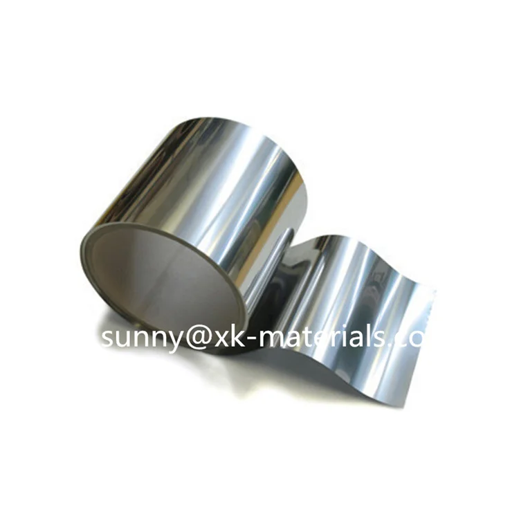 Corrosion-resistant pure vanadium foil thickness 0.1 0.2 0.3mm acid and alkali resistant V vanadium tape