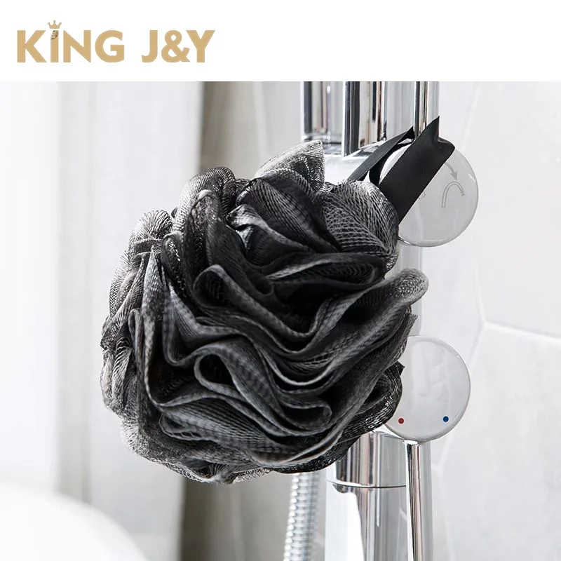 Black Loofah,Plastic Bath Loofah,any Shape Color Bath Sponge