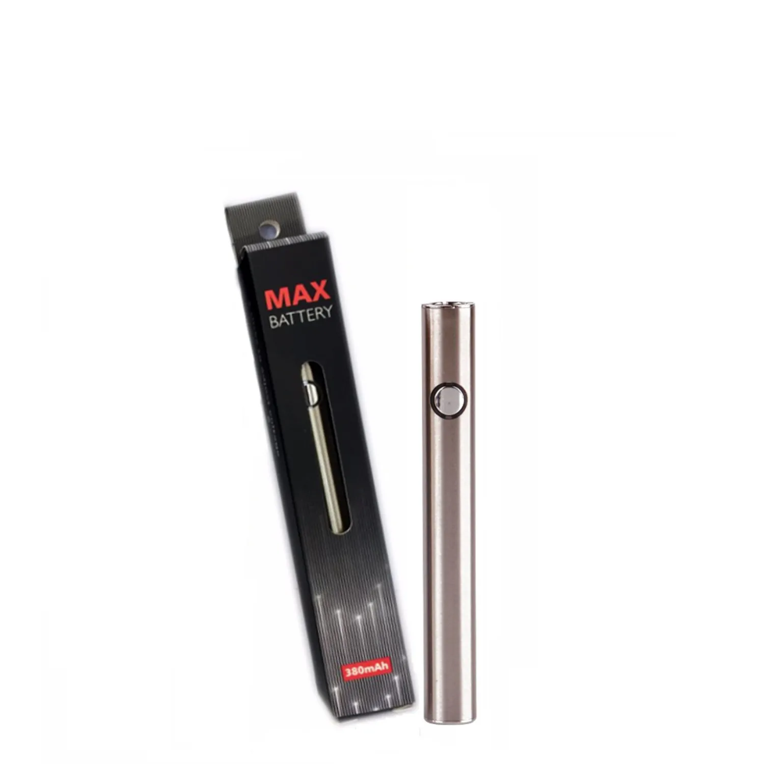 
Максимальная батарея 380 мАч, предварительный нагрев, 510 CBD батарея, нижний заряд, переменное напряжение, батарея для вейпа для масла CBD 