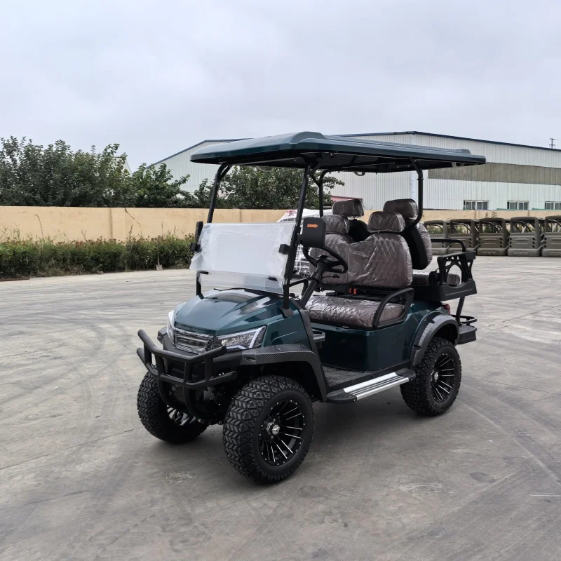 2/4/6/8 Seats Metal Steel Plastic Hunting Golf Cart Electric off Road Golf Carts Car Buggy Golf Scooter with Curtis