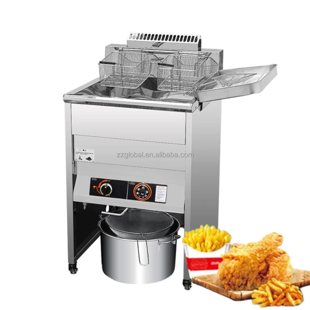 Good Quality Multifunctional Potato Chips Fried Chicken Equipment Commercial Fast Food Electric Deep Fat Chicken Oil Fryer