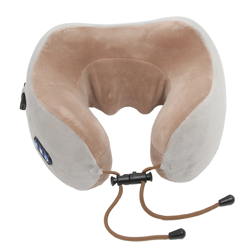 U-shaped Vibration Massage Pillow electric vibration massage pillow travel pillow protect neck massage