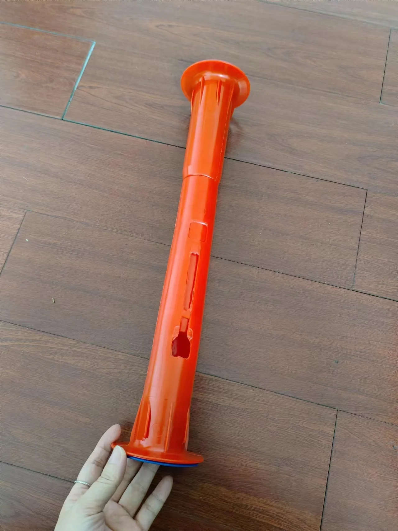 No paper  tube wrap strength film dispenser plastic strength wrap film dispenser