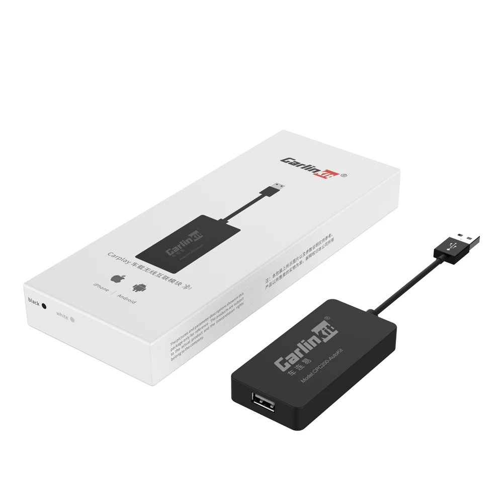 New Carlinkkit Wireless Carplay Dongle For Android Car Radio Auto Screen Mirror Plug And Play USB Adapter Multimedia Player