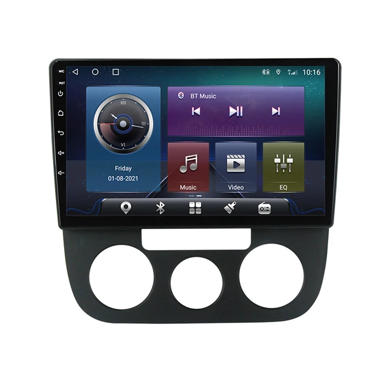 Автомобильный экран 10 дюймов Android система Gps камера заднего вида Apple Carplay автомагнитола мультимедиа для VW SAGITAR Jetta Bora 2005 ~ 2010