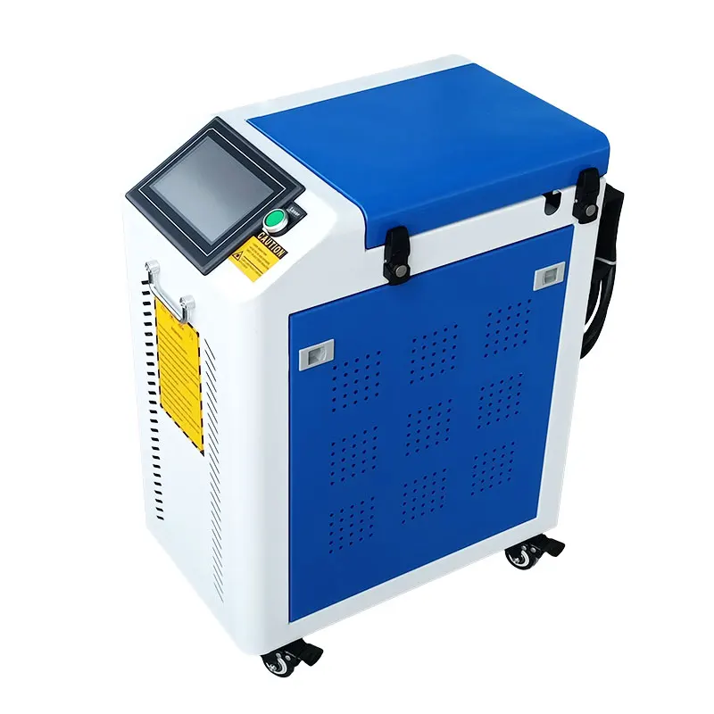 Laser metal surface cleaning machine rust remover 100w 200w pulse laser cleaning machine portable