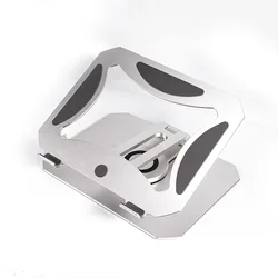 11~17 inch portable alloy foldable notebook mount holder 360 degree rotating adjustable rotatable aluminum laptop stand