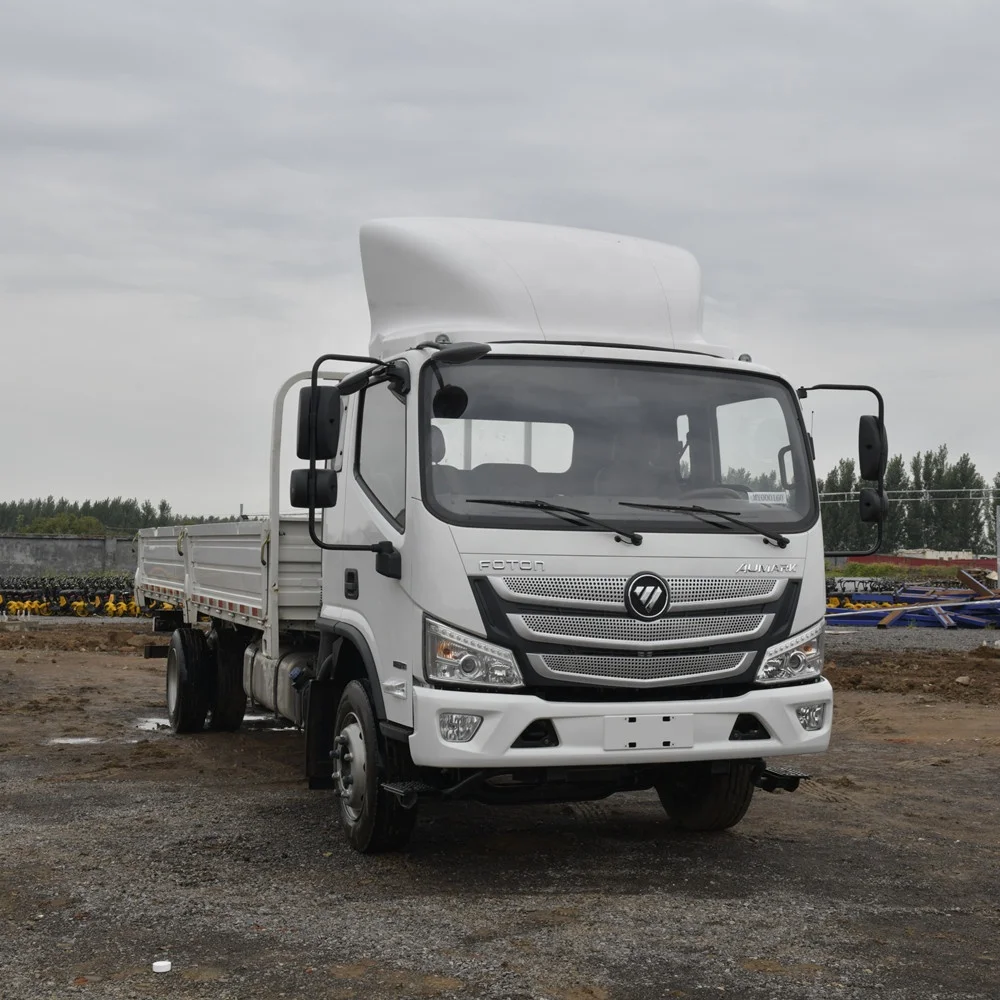 6.8 Meters Cargo Box 170 Horse Power 10 Tons Load Capacity Midum Duty Cargo Trucks
