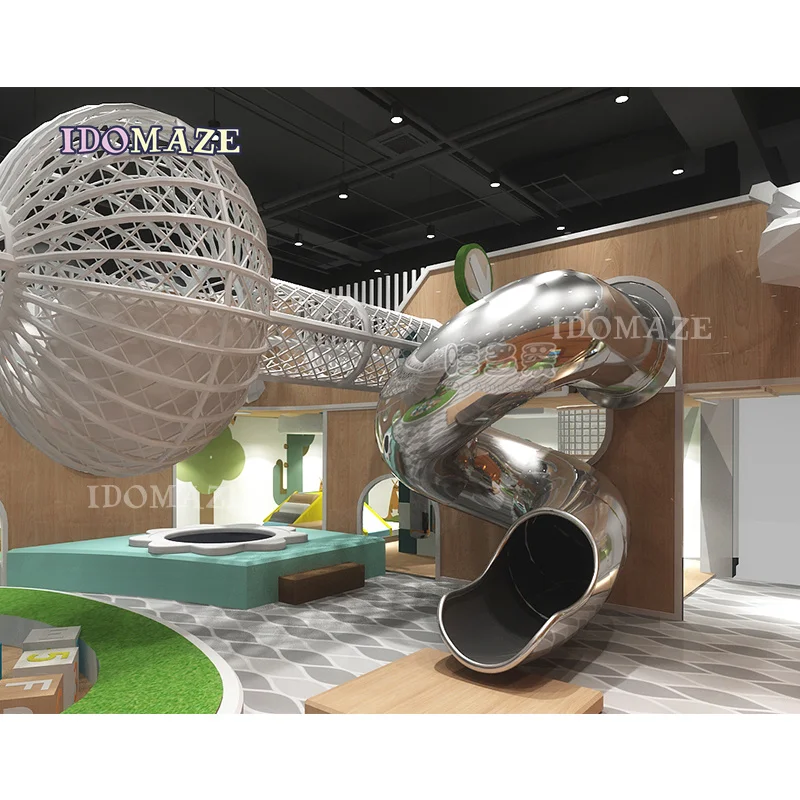 Indoor Toddler Playground House Panda Indoor Playground High-Quality Design Children Playground Indoor 200 Square Meter