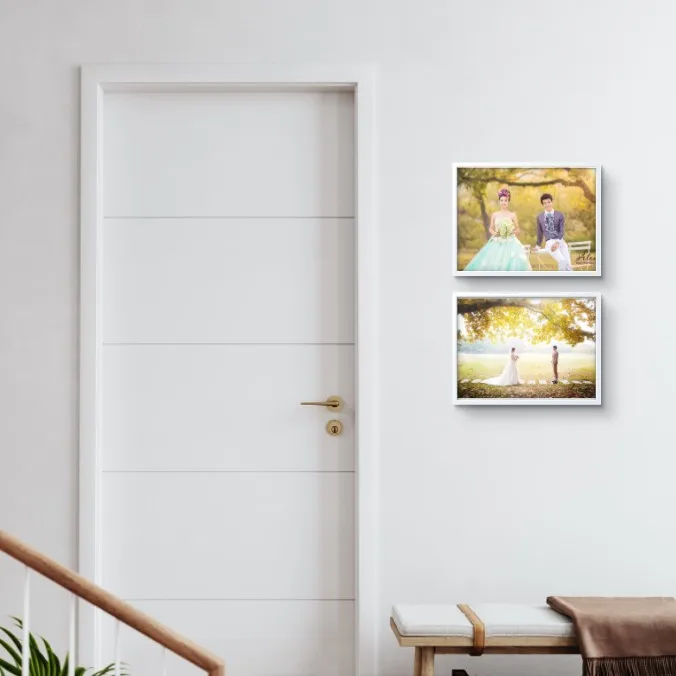 50pcs Best White Photo Frames Without Mat to Elevate Your Gallery Wall