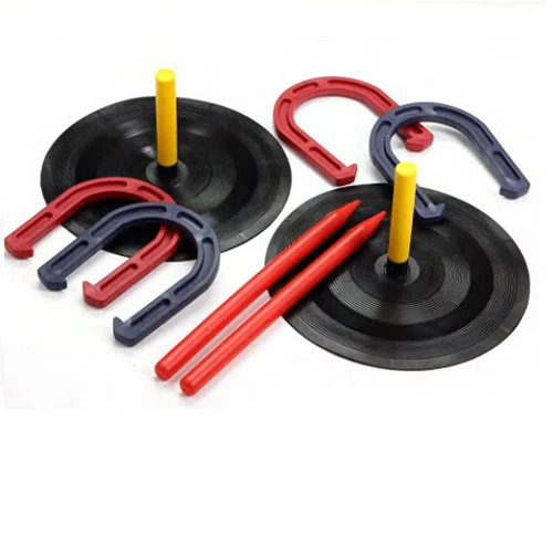 Заднем дворе газон пляжный закрытый напольный резиновый бросить метаний в форме подковы, игровой набор для детей и взрослых