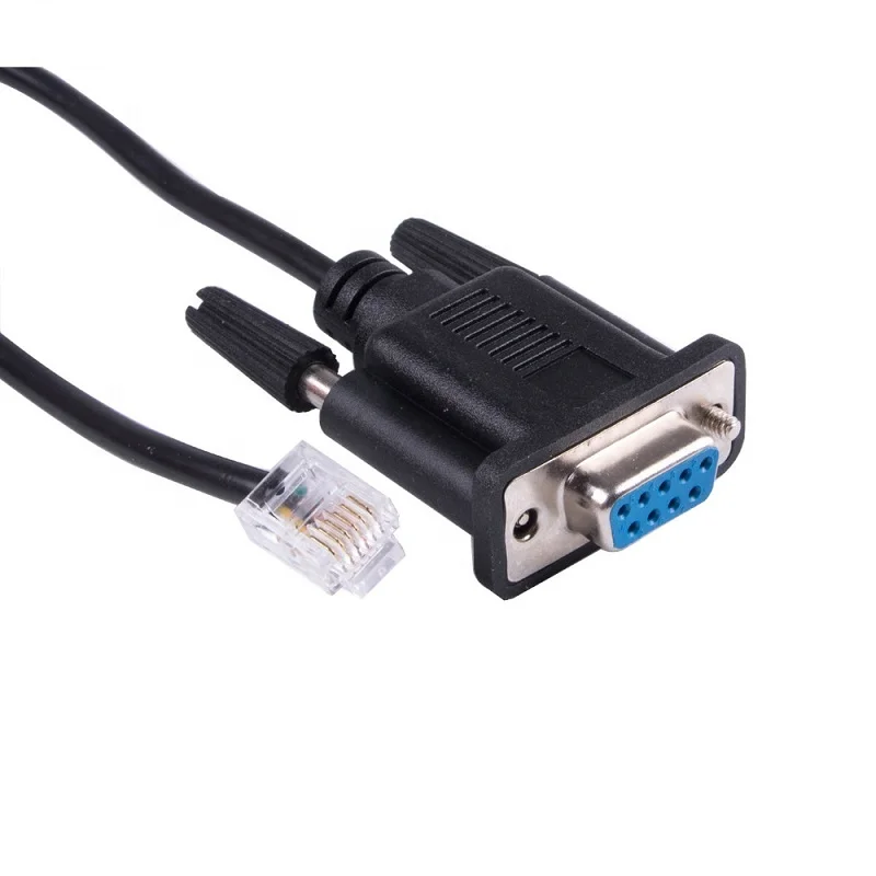 6P6C RJ11 RJ12 Штекерный разъем к DB9 женскому RS232 последовательному порту кабеля